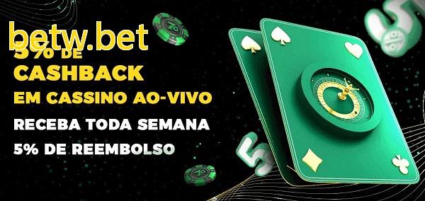 Promoções do cassino ao Vivo betw.bet